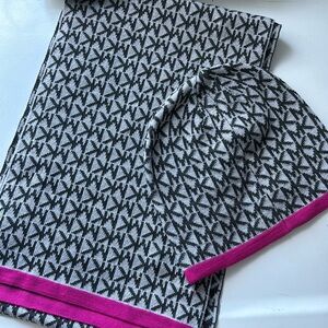 Michael Kors Scarf & Beanie Set